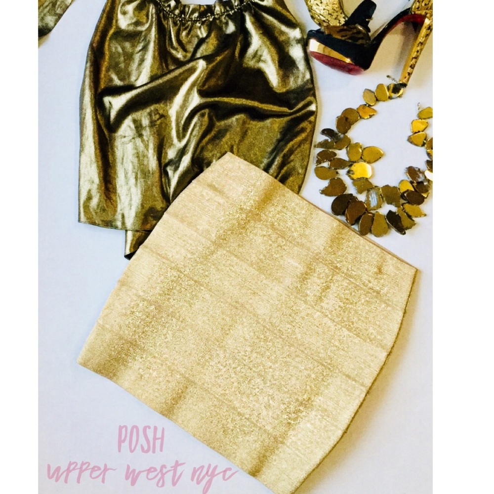 BRING ON THE HEAT....in this GOLD Bandage MiNI